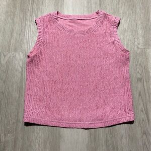Stylish Pink Women's Sleeveless Top